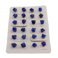Stainless Steel Stud Earrings 304 Stainless Steel with Glass Beads fashion jewelry & for woman Sold By Lot