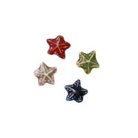 Porculan Nakit perle, Morska zvijezda, duga, možete DIY, više boja za izbor, 20mm, Približno 50računala/Torba, Prodano By Torba