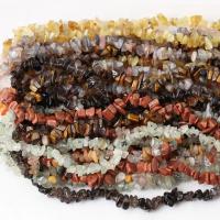 Gemstone Chips, Natural Gravel, irregular, DIY & different materials for choice, more colors for choice, 3x5mm, Sold Per Approx 38 cm Strand