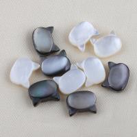 Natural Freshwater Shell Beads, Cat, DIY, more colors for choice, 10.30x8.50x3.60mm, Sold By PC