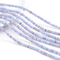 Natürliche Süßwasser Muschel Perlen, DIY, keine, 4mm, Bohrung:ca. 0.8mm, verkauft per ca. 38 cm Strang