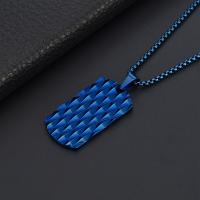 Titanstahl Halskette, Modeschmuck & verschiedene Stile für Wahl & für den Menschen, keine, frei von Nickel, Blei & Kadmium, verkauft von PC