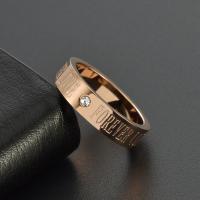 Ring Finger Titantium stali, biżuteria moda & dla obu płci & różnej wielkości do wyboru, dostępnych więcej kolorów, bez zawartości niklu, ołowiu i kadmu, sprzedane przez PC