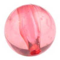 Acrylic Jewelry Beads, Round, DIY & different size for choice, red, Sold By PC