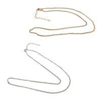 Stainless Steel Jewelry Necklace, 304 Stainless Steel, Vacuum Ion Plating, fashion jewelry & for woman, more colors for choice, Length:Approx 50.5 cm, Sold By PC