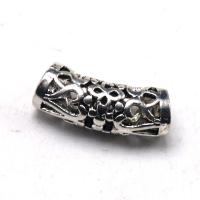 Tibetan Style Tube Beads, antique silver color plated, DIY & hollow, nickel, lead & cadmium free, 14x5mm, Hole:Approx 3.6mm, Sold By PC