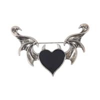 Zinc Alloy Brooches Wing Shape Unisex & enamel nickel lead & cadmium free Sold By PC