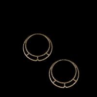 Hollow Brass Pendants, Donut, DIY, original color, nickel, lead & cadmium free, 38.70x1mm, Approx 100PCs/Bag, Sold By Bag