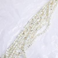 Natürliche Süßwasser Muschel Perlen, DIY, keine, Length about 4-12mm, Bohrung:ca. 0.8mm, ca. 48PCs/Strang, verkauft per ca. 38 cm Strang