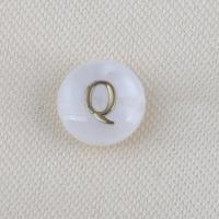 Perles en coquillage blanc naturel, coquille blanche, DIY, blanc, 8.10x4.10mm, 10PC/sac, Vendu par sac