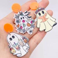 New Hot Halloween Jewelry and Decor Acrylic handmade Halloween Design & fashion jewelry & for woman Sold By Pair