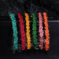 Hair Bands, Cloth, Flower, handmade, for woman, more colors for choice, Sold By PC