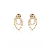 Iron Earring fashion jewelry nickel lead & cadmium free Sold By Pair