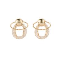 Iron Earring fashion jewelry nickel lead & cadmium free Sold By Pair