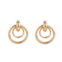 Iron Earring, fashion jewelry & different styles for choice, nickel, lead & cadmium free, Sold By Pair