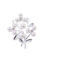 Hair Accessories DIY Findings Zinc Alloy with Plastic Pearl nickel lead & cadmium free Sold By PC