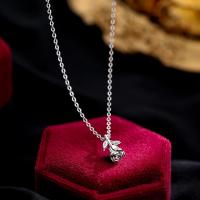 Серебряное ожерелье, 925 пробы, с 5cm наполнитель цепи, ювелирные изделия моды & Женский, не содержит никель, свинец, длина:Приблизительно 40 см, продается указан
