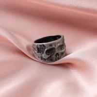 Tibetan Style Finger Ring, fashion jewelry & Unisex, nickel, lead & cadmium free, Inner diameter 1.9cm, Sold By PC