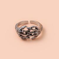 Zinc Alloy Finger Ring silver color plated fashion jewelry & Unisex nickel lead & cadmium free Inner diameter 1.8cm Sold By PC