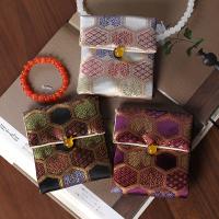 Gift Wrap Bags, Cloth, with Cotton Fabric, vintage, more colors for choice, 100x90mm, Sold By PC