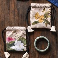 Jewelry Pouches Bags Cloth with Velveteen vintage  Sold By PC