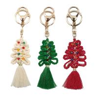 Bag Purse Charms Keyrings Keychains Zinc Alloy with Cotton Thread Christmas Design & Unisex nickel lead & cadmium free Sold By PC