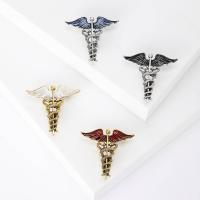 Zinc Alloy Brooches plated vintage & fashion jewelry & for woman & enamel nickel lead & cadmium free Sold By PC