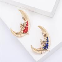 Zinc Alloy Brooches plated fashion jewelry & for woman & enamel nickel lead & cadmium free Sold By PC