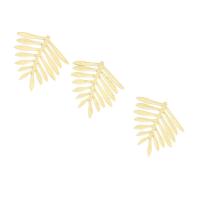 Colgantes de la joyería de cobre amarillo, metal, Hoja, Bricolaje, color original, libre de níquel, plomo & cadmio, 25x31.50x1mm, aproximado 100PCs/Bolsa, Vendido por Bolsa