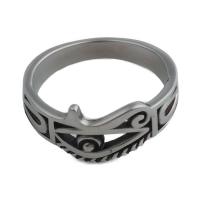 Anello in acciaio inox, 304 acciaio inox, gioielli di moda & unisex & formato differente per scelta, ring thickness 8.5mm, Venduto da PC
