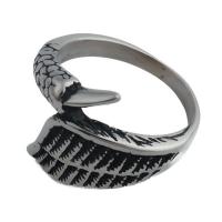 خاتم إصبع الفولاذ المقاوم للصدأ, 304 الفولاذ المقاوم للصدأ, مجوهرات الموضة & للجنسين & حجم مختلفة للاختيار, ring thickness 16.5mm, تباع بواسطة PC