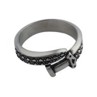 Rozsdamentes acél Finger Ring, 304 rozsdamentes acél, divat ékszerek & egynemű & különböző méretű a választás, ring thickness 10.5mm, Által értékesített PC