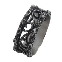Rozsdamentes acél Finger Ring, 304 rozsdamentes acél, divat ékszerek & egynemű & különböző méretű a választás, ring thickness 8mm, Által értékesített PC