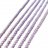 Perlas Arroz Freshwater, Perlas cultivadas de agua dulce, Bricolaje & diverso tamaño para la opción, violeta gris, Vendido para aproximado 38 cm Sarta