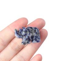 Fashion Decoration, Gemstone, Rhinoceros, fashion jewelry & different materials for choice, more colors for choice, 26x20mm, Sold By PC