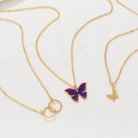 Zinc Alloy Jewelry Necklace with enamel fashion jewelry & for woman Sold By PC