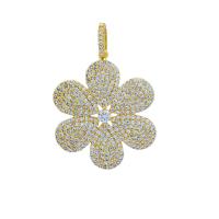 Cubic Zirconia Micro Pave Brass Pendant, DIY & different styles for choice & micro pave cubic zirconia, nickel, lead & cadmium free, Sold By PC