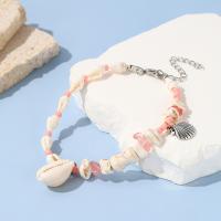 Pulseira de jóias de concha, with liga de zinco, joias de moda & Vario tipos a sua escolha & para mulher, vendido por PC