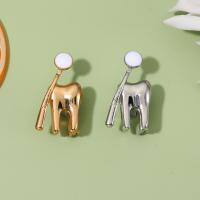 Zinc Alloy Brooch Tooth stoving varnish Unisex nickel lead & cadmium free Sold By PC