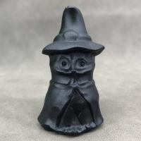 Fashion Decoration, Obsidian, Cat, Carved, for home and office, black, 68x37mm, Sold By PC