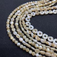 Natürliche Süßwasser Muschel Perlen, Turbanschnecken, Unterschiedliche Form zur Auswahl & DIY, verkauft per ca. 38 cm Strang