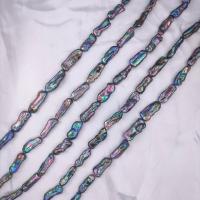 Biwa ferskvandskulturperle Beads, Ferskvandsperle, du kan DIY, sort, 8x20mm, Ca. 18pc'er/Strand, Solgt Per Ca. 38 cm Strand