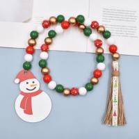 Christmas Decoration, Hemu Beads, with Linen, Christmas Design & multifunctional, Sold By PC