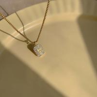 Collar de Aleación de Zinc, Joyería & para mujer & con diamantes de imitación, libre de níquel, plomo & cadmio, longitud:aproximado 42 cm, Vendido por UD
