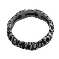 Bague en acier inoxydable, Acier inoxydable 304, bijoux de mode & unisexe & normes différentes pour le choix, ring thickness 6mm, Vendu par PC
