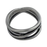 Anello in acciaio inox, 304 acciaio inox, gioielli di moda & unisex & formato differente per scelta, ring thickness 9.5mm, Venduto da PC