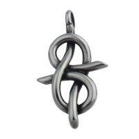 Stainless Steel Pendants, 304 Stainless Steel, fashion jewelry & Unisex, 44x23mm, Hole:Approx 4.5mm, Sold By PC