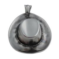 Stainless Steel Pendants, 304 Stainless Steel, fashion jewelry & Unisex, 48x35mm, Hole:Approx 5*8.5mm, Sold By PC