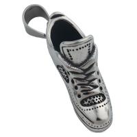 Jóias Pingentes de aço inoxidável, Aço inoxidável 304, Sapatos, joias de moda & unissex, 49.50x12.50mm, Buraco:Aprox 7.5*8.5mm, vendido por PC