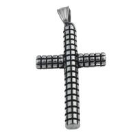 Stainless Steel Cross Pendants, 304 Stainless Steel, fashion jewelry & Unisex, 60x31mm, Hole:Approx 8.5*5mm, Sold By PC